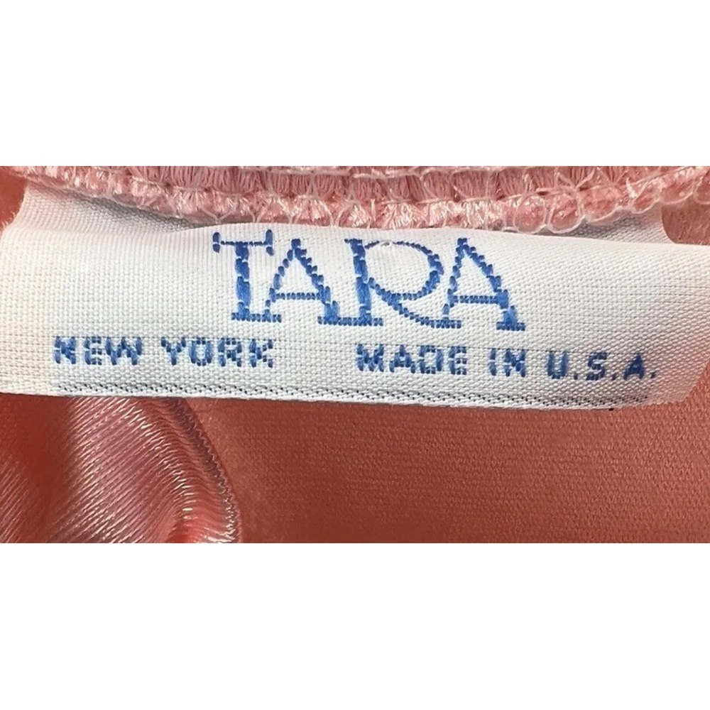Vintage Tara House Coat Robe Gown Kaftan Pink Lace USA - Picture 4 of 7